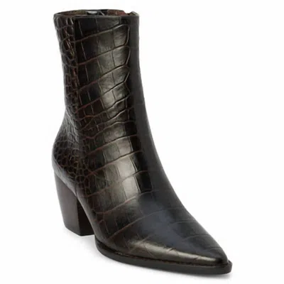Matisse Women's Caty Boot In Espresso Brown Croc