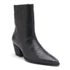 Matisse Women's Caty Snake Leather Boot In Black In Black