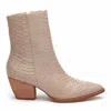 Matisse Women's Caty Snakeskin Ankle Boots In Ivory In Multi