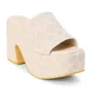 Matisse Women's Como Platform Heel In Beige In Sand