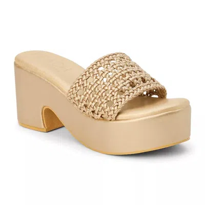 Matisse Women's Cove Block Heel Sandal In Gold