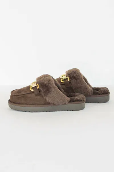 Matisse Women's Davos Lounge Slip On Mules In Chocolate In Multi