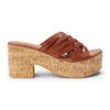 Matisse Women's Daydream Platform Heel In Cognac In Multi