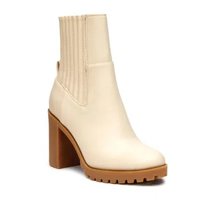 Matisse Dean Heeled Boots In Ivory In Neutral