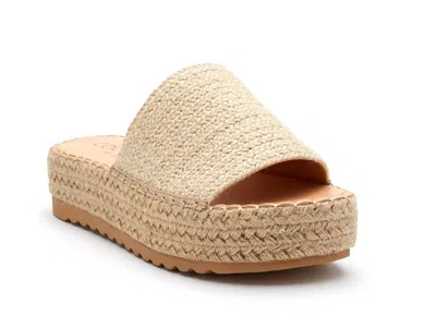Matisse Women's Del Mar Platform Sandals In Natural Rafia In Neutral