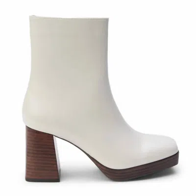 Matisse Women's Duke Platform Zippered Boots In Bone In Black