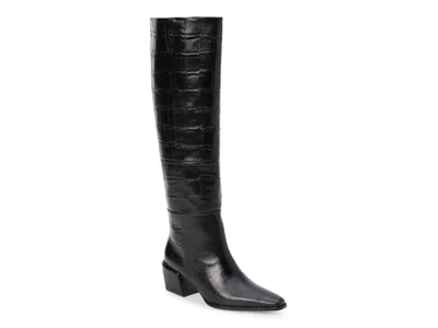Matisse Women's Ellington Boot In Black Croc Print Leather