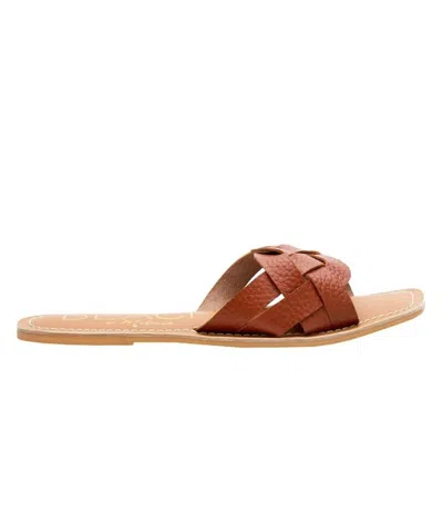 Matisse Women's Escape Slide Sandal In Cognac In Brown