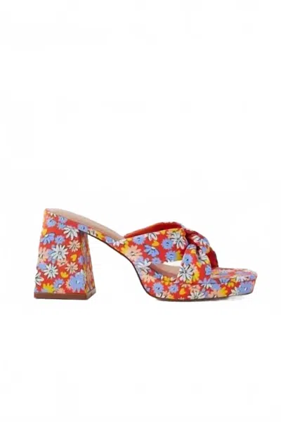 Matisse Women's Esme Platform Sandals In Red Floral In Multi