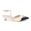 Matisse Women's Florence Vegan Mule In Ivory/black In Multi