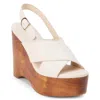 Matisse Women's Fox Wedge Sandals In Bone In Metallic