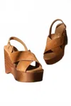 Matisse Fox Leather Wedge In Brown