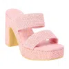Matisse Women's Gem Platform Sandal In Rose In Pink