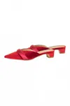 Matisse Kellan Pointed Toe Mule In Red