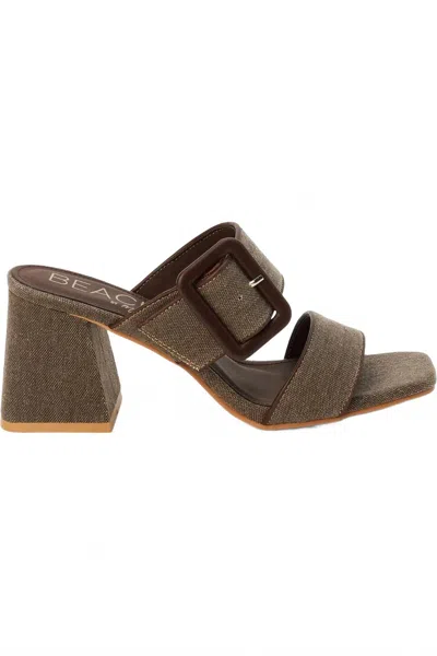 Matisse Women's Lucy Block Heel Sandal In Chocolate In Brown