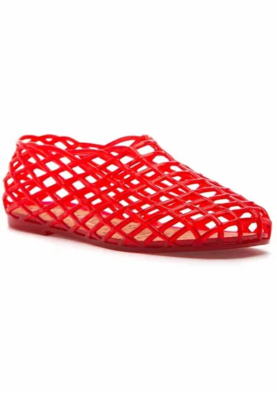 Matisse Women's Marlow Jelly Flat In Red