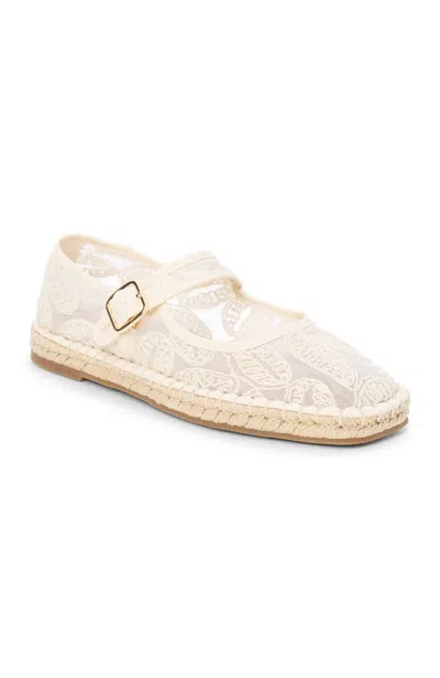 Matisse Women's Meg Mary Jane Flat In Ivory Floral In Multi