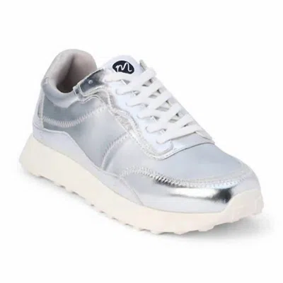 Matisse Women's Metro Low-top Trainer Sneaker In Silver In White
