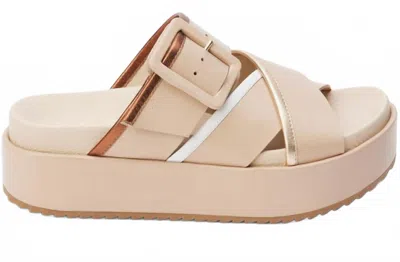 Matisse Women's Micah Platform Sandal In Natural Leather In Neutral