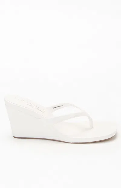 Matisse Women's Murphy Wedge Sandals In White In Multi