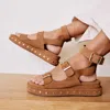 Matisse Platform Sandal In Beige