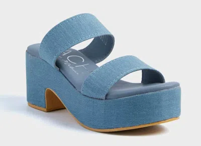 Matisse Women Ocean Ave Platfrom In Denim In Green