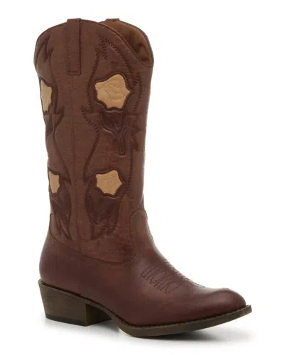 Matisse Women's Patsy Floral Embroidery Boot In Tan In Multi
