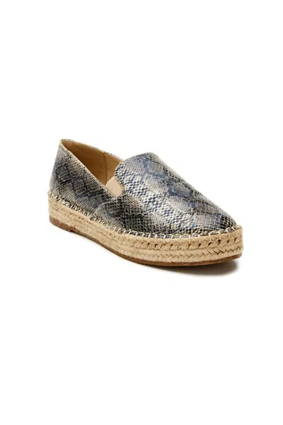 Matisse Women's Peaches Natural Snake Espadrille - Medium In Grey