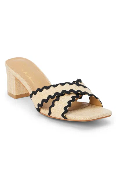 Matisse Women's Principessa Heeled Sandal In Natural Black In Neutral