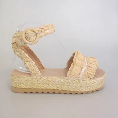 Matisse Women's Raffia Platform Espadrille Sandal In Natural In Multi
