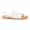 Matisse Shayla Asymmetric Slingback Sandal In White