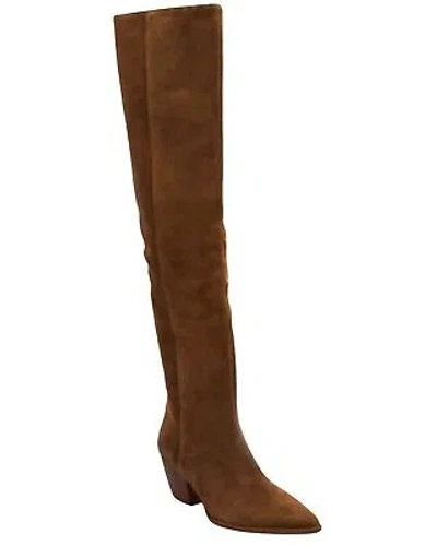 Pre-owned Matisse Women's Sky High Western Boot - Pointed Toe Brown 6 M