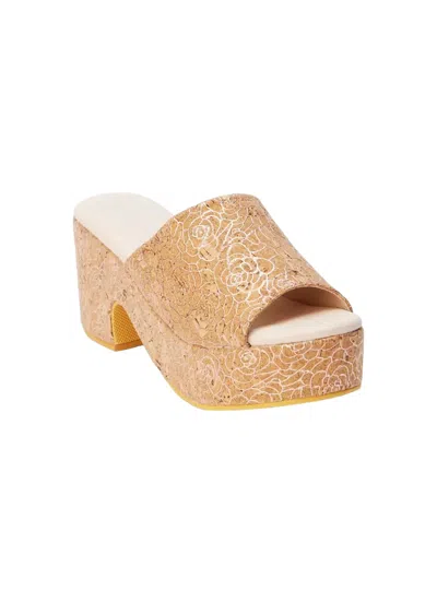 Matisse Women's Terry Platform Heel In Rose Cork In Multi
