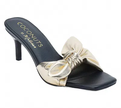 Matisse Women's Uptown Slip On Heels In Gold