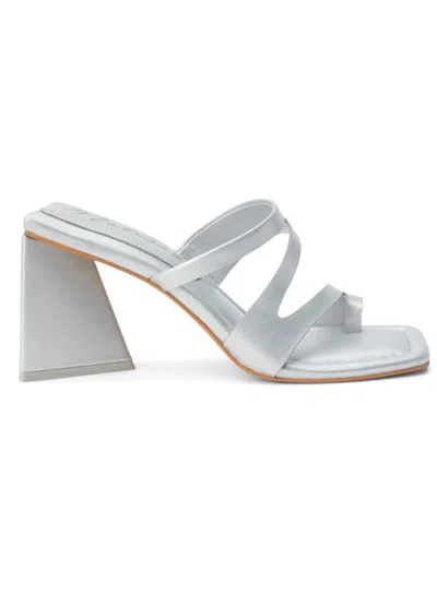 Matisse Womens Oslo Heeled Sandal In Silver