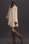 Matisse X Anthropologie Loretta Pull-on Western Boots In Beige