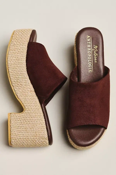 Matisse X Anthropologie Platform Heels In Brown