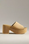 Matisse X Anthropologie Terry Platform Heels In Beige
