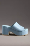 Matisse X Anthropologie Terry Platform Heels In Blue