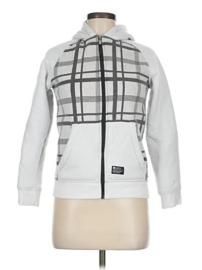 Pre-owned Matix Zip Up Hoodie In Silver