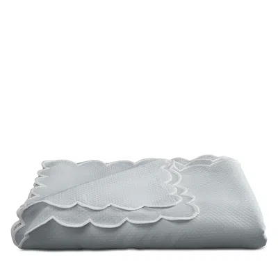 Matouk 1350 Savannah Gardens Oblong Tablecloth, 68 X 162 In Blue