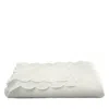 Matouk 1350 Savannah Gardens Round Tablecloth, 108 In White