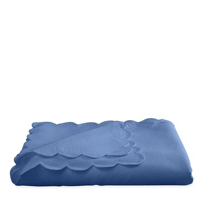 Matouk 1350 Savannah Gardens Round Tablecloth, 120 In Blue