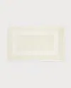 Matouk Adelphi Bath Rug, 21" X 34" In White