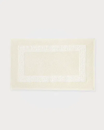 Matouk Adelphi Bath Rug, 21" X 34" In White