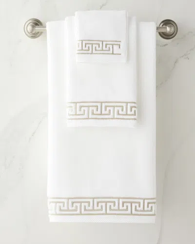 Matouk Adelphi Wash Cloth In White