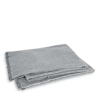 Matouk Agnes Wool-cashmere Throw In Gray
