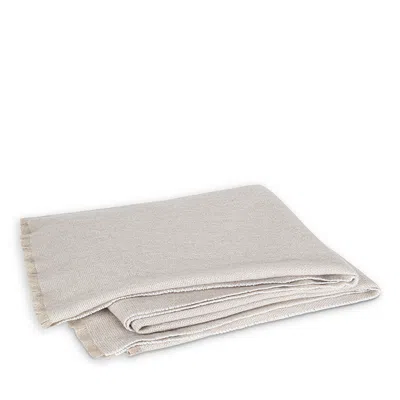 Matouk Agnes Wool-cashmere Throw In White