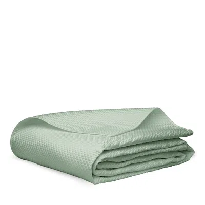 Matouk Alba Quilt, Twin In Green