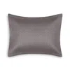 Matouk Alba Quilted Boudoir Sham In Charcoal
